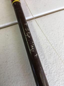 Vintage Skip Haag fishing rod and Triton reel