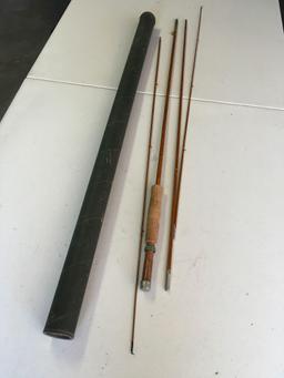 Vintage Fishing rod & case