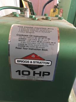 Briggs & Stratton 10HP Generator motor, missing Battery & Gas tank.  Extremely Heavy