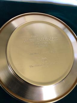 The Historic Providence Mint 20th Anniversary American Eagle case, Canada plate & Collectors plate