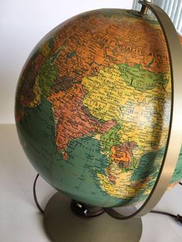 Replogle 12 inch Library Globe. Light works