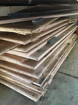 Lot. Assorted wood cabinet doors