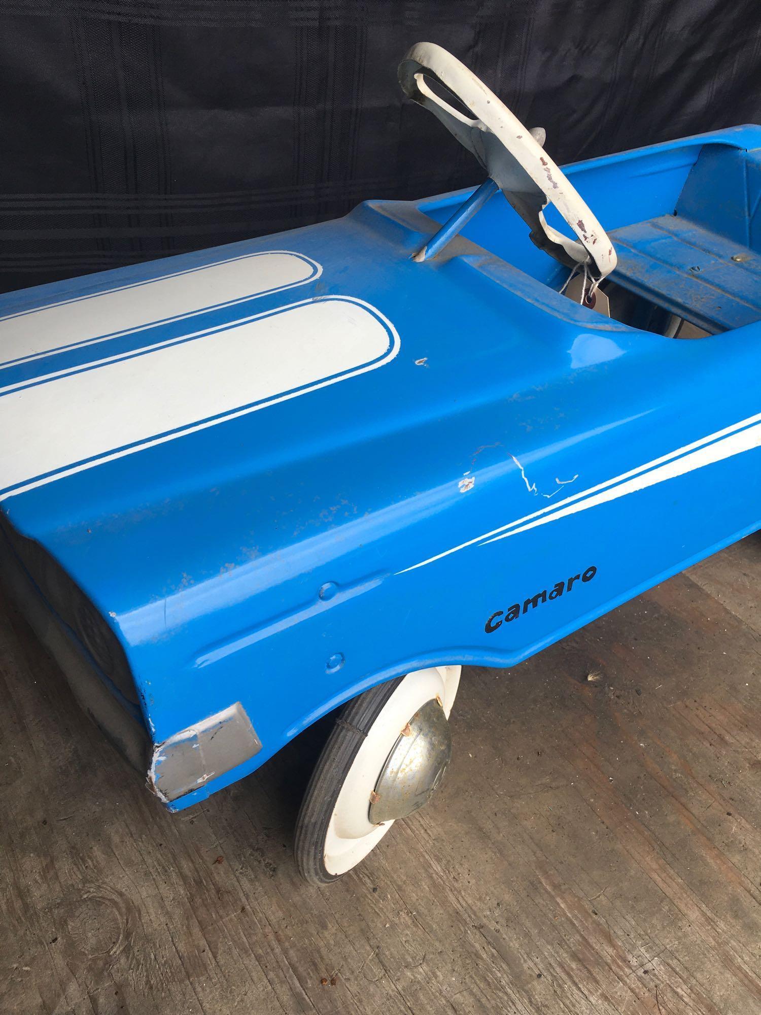 Vintage Jeep Metal Pedal Car.