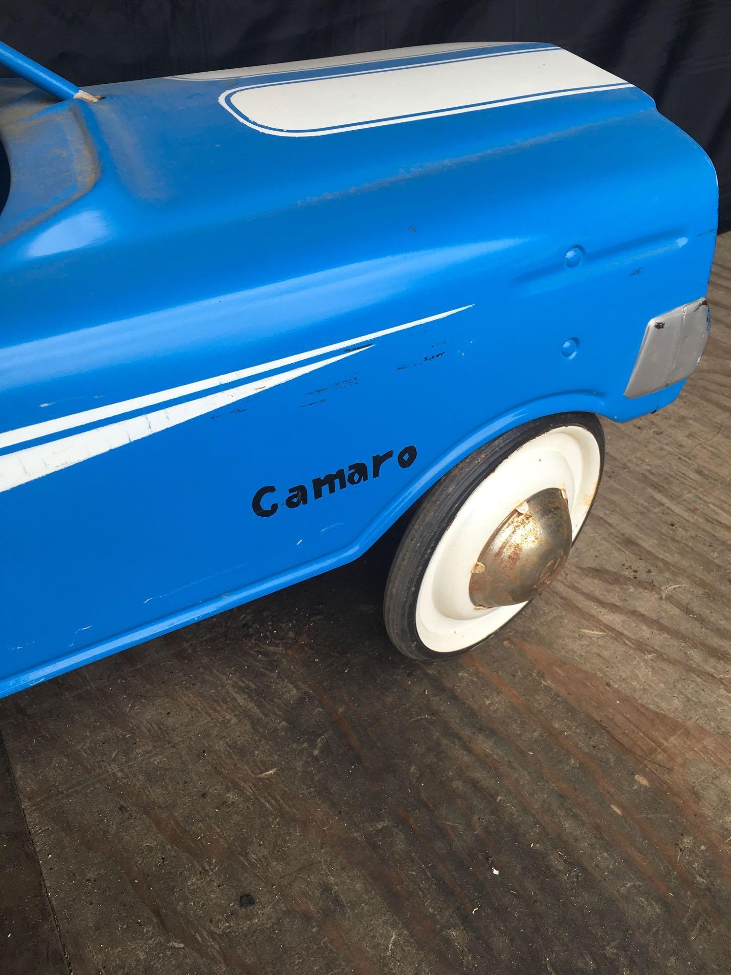 Vintage Jeep Metal Pedal Car.