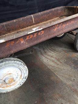 Vintage Radio Flyer Metal Wagon