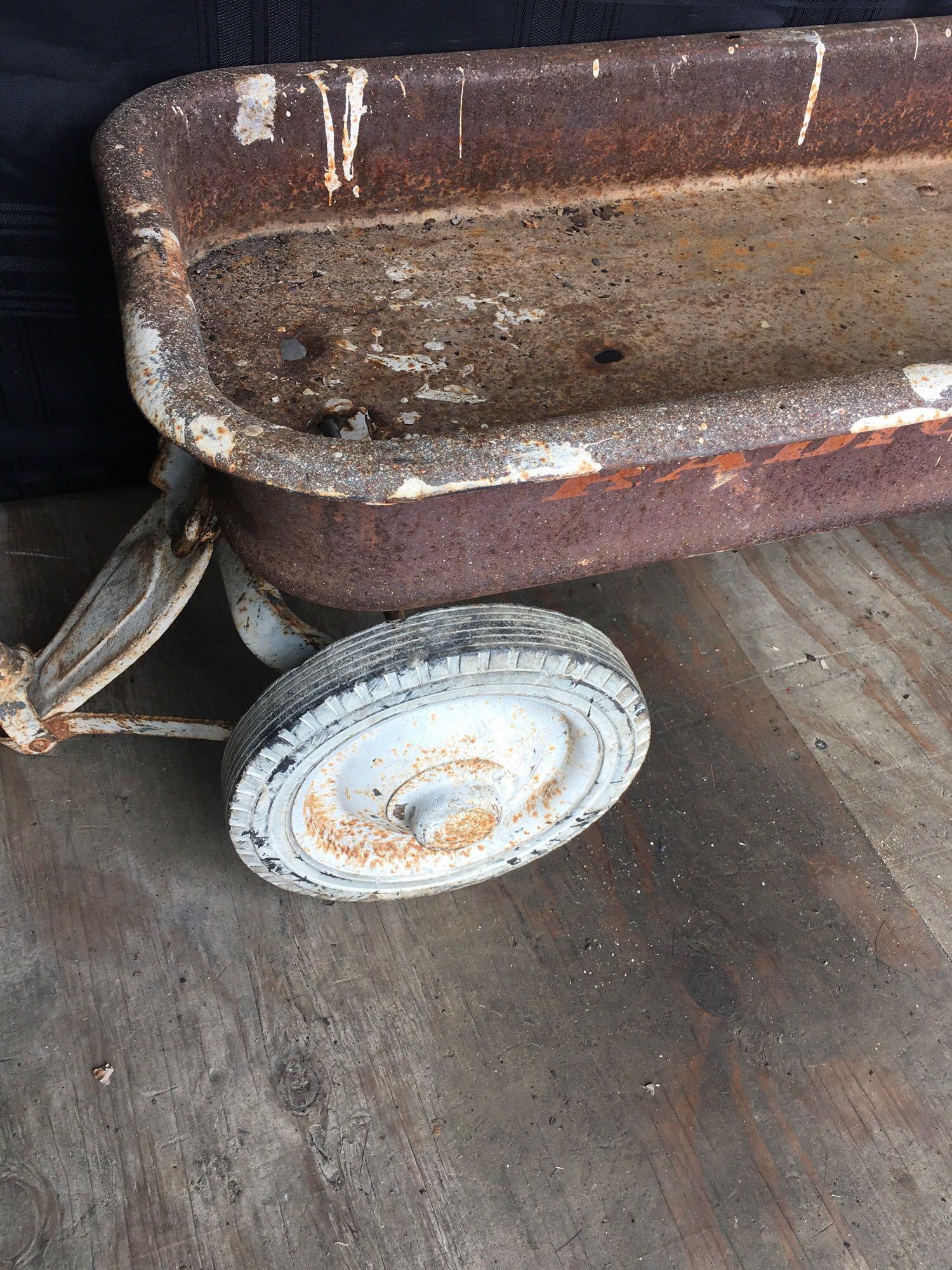 Vintage Radio Flyer Metal Wagon