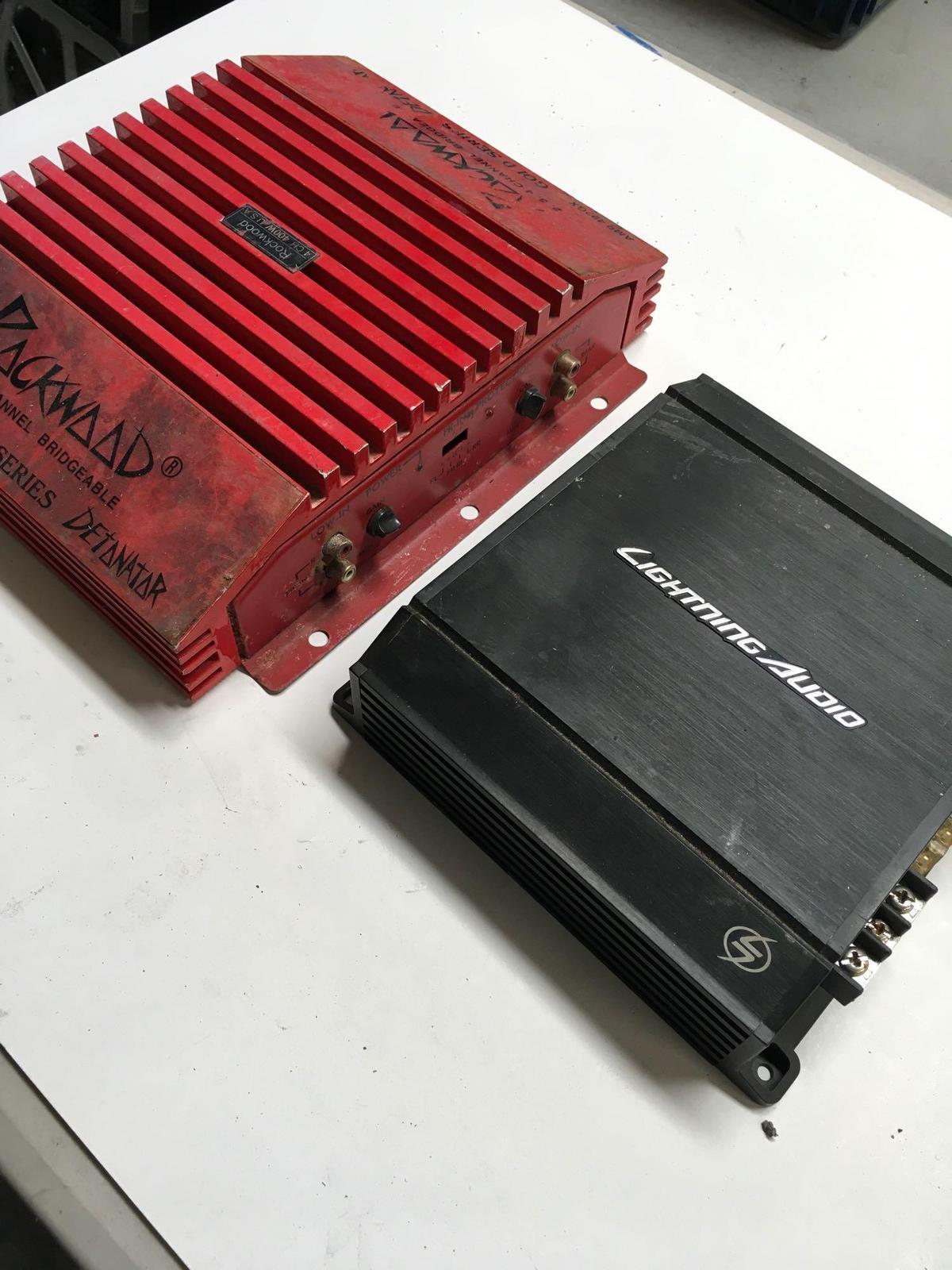 Amplifiers. Rockwood 2.3.4. Channel AMP 493X & Lightning Audio