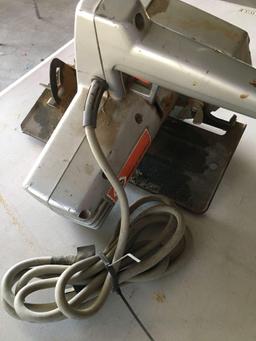 Black and Decker utility saw. Turned on Works