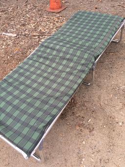Foldable cots with pads,