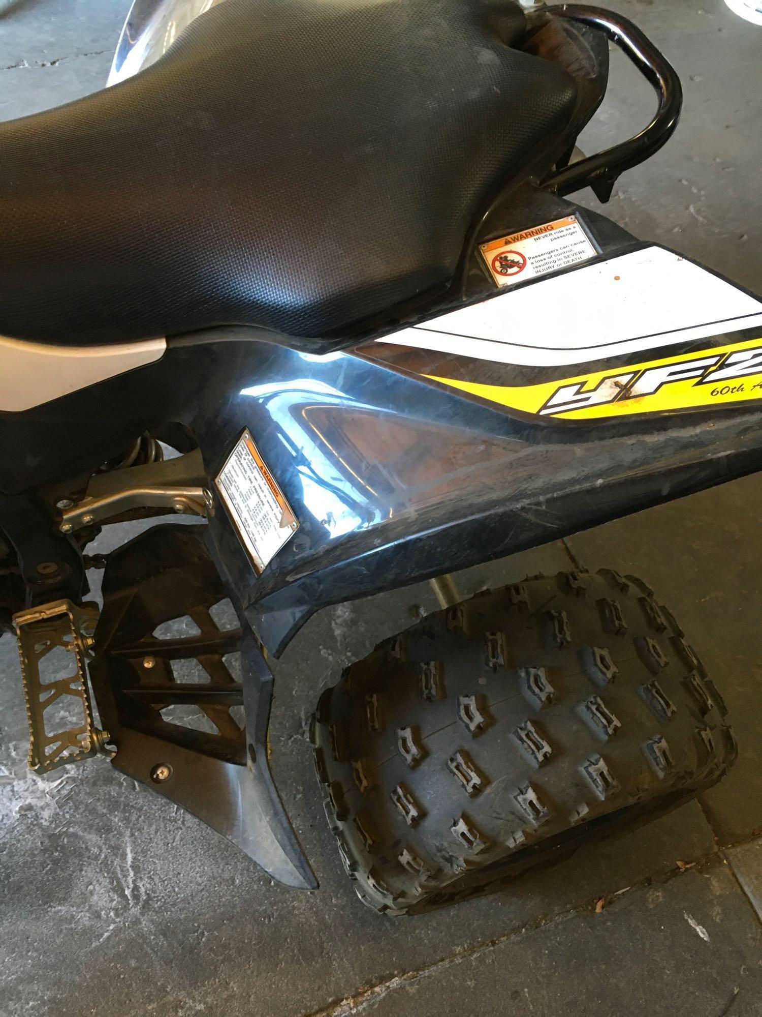 2016 Yamaha YFZ 450R quad, 69th Anniversary  ( RUNS SEE VIDEO )