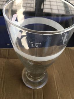 New Kronenbourg 1664 ( 0.5L ) beer glasses 12 pieces