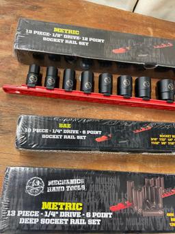 New Metal Mulisha socket rail sets.