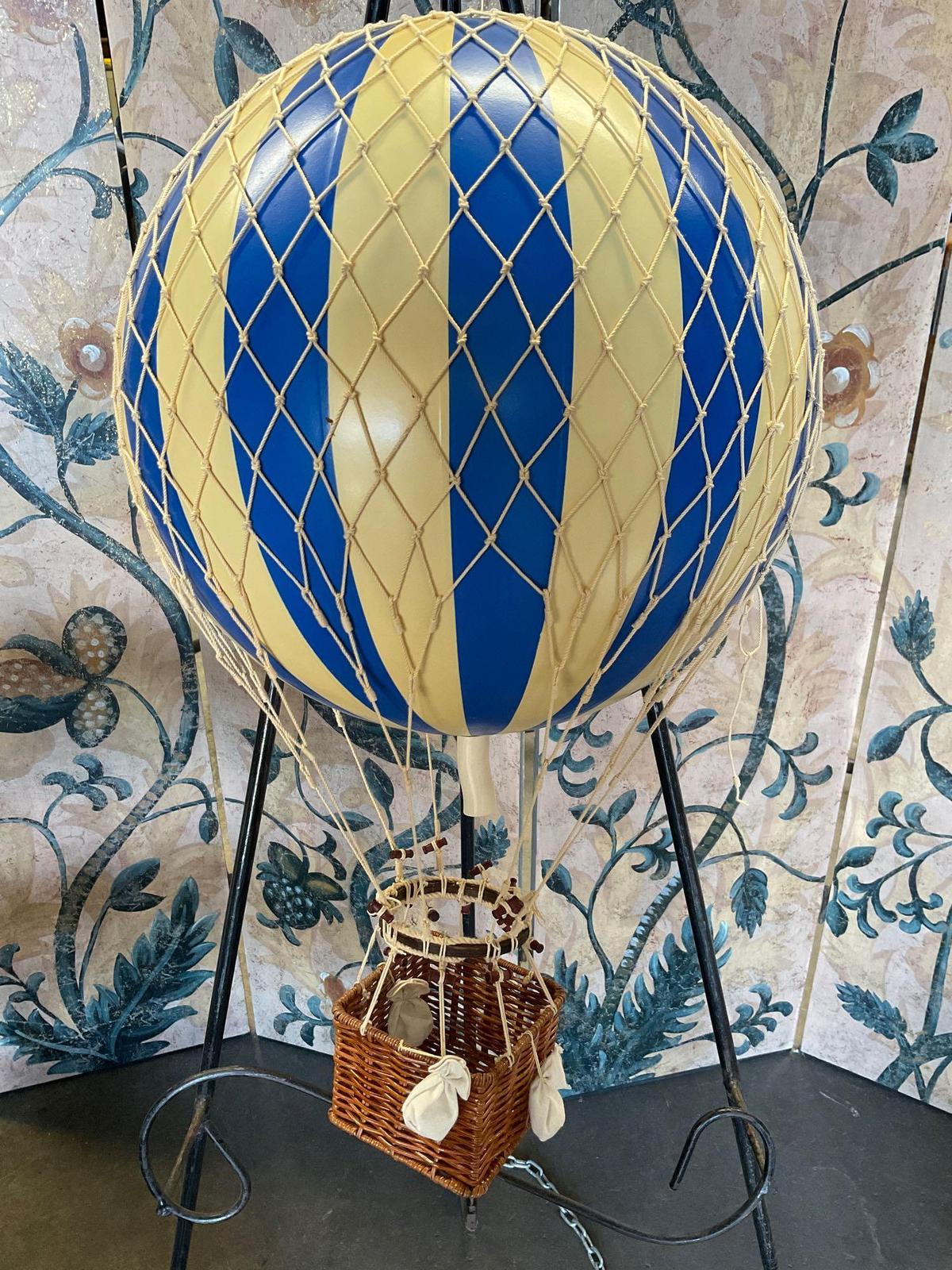 Authentic Models, Air balloon, hanging home deco. approximately 20" T