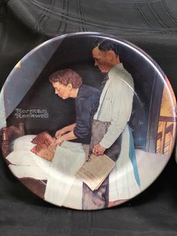 Vintage. 10" Norman Rockwell & Susie Morton plates