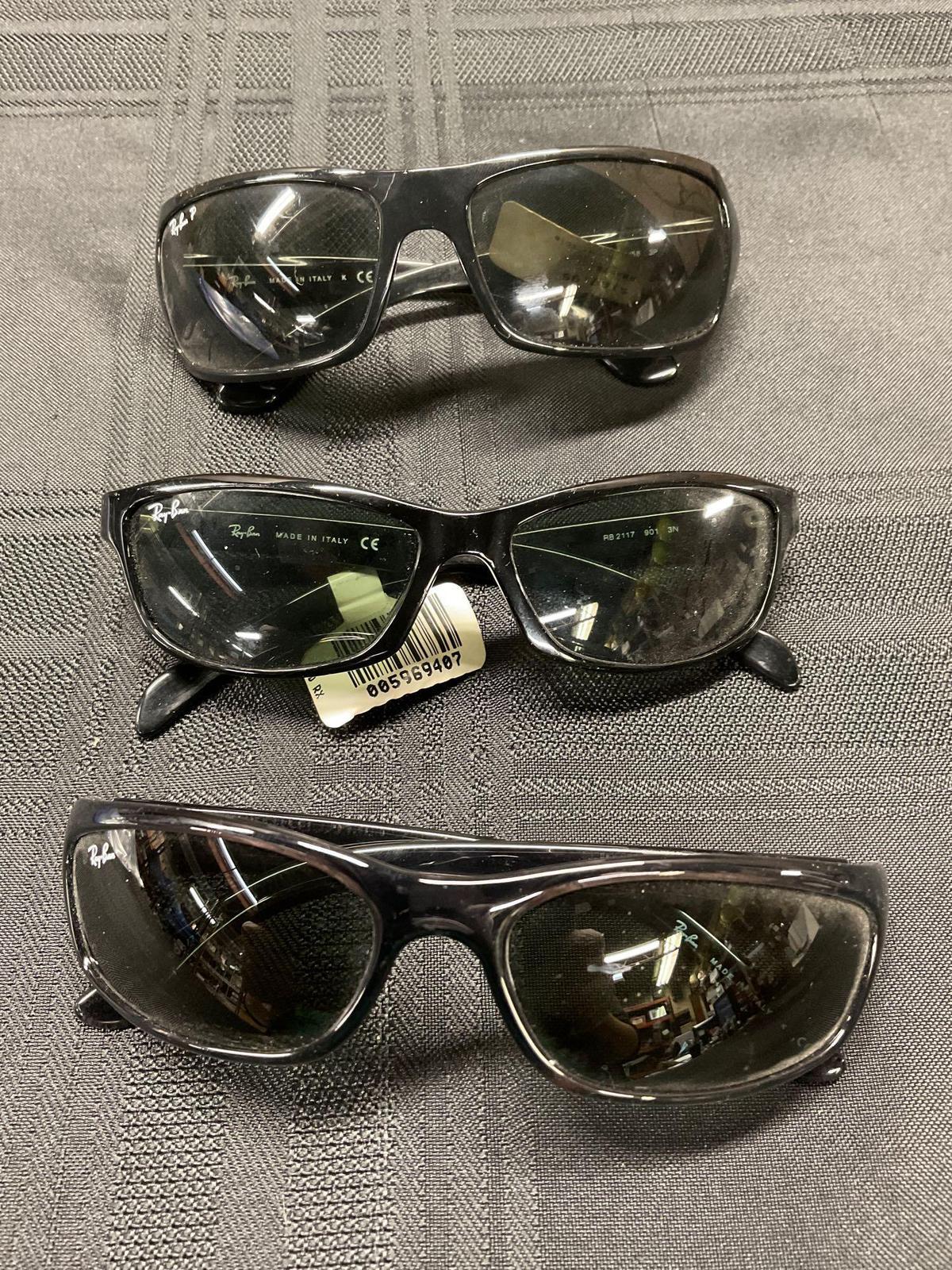 New Ray Ban sunglasses. 4075, 4115, 2117. No case, two have tags