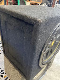 Kicker boxed car speaker. 14" x 16" x 11 1/2"