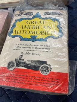 Vintage automobile books. 4 pieces