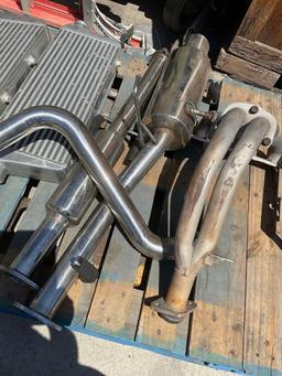 Aluminum Radiators, Headers, Mufflers, Assorted car parts