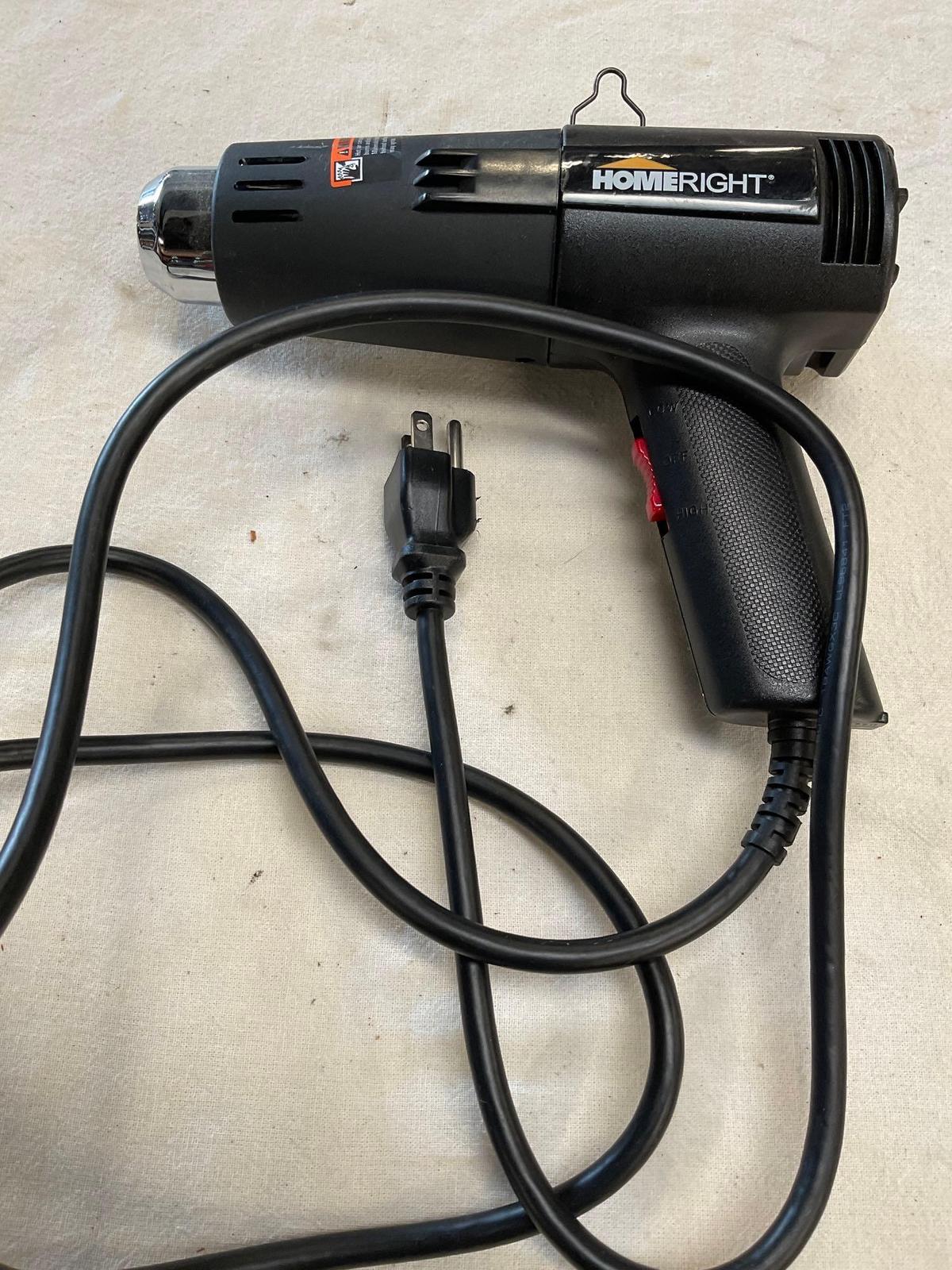 Homeright heat gun, turned on