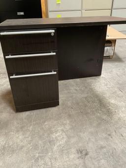 Cherryman 3 drawer office sectional desk. 42" x 21" x 30"