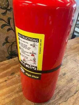 New Fire Extinguishers, Badger High Flow, ABC Dry Chemical with hook. UL Listed 20 lb.