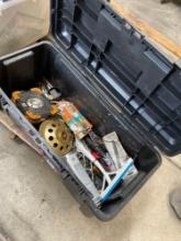 Husky tool box and assorted tools