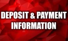 **Deposit and Payment requirements**