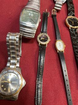 Assorted watches. Quartz, Seiko, Armitron, Timex, etc. 12 pieces