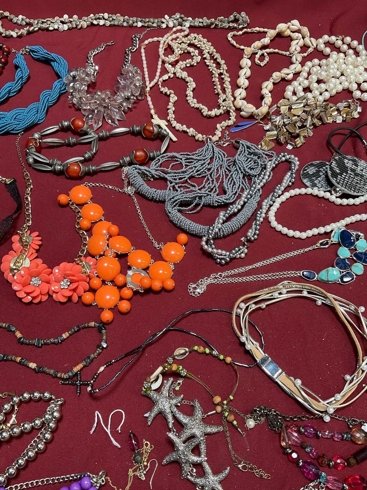 Assorted custom jewelry. 35 pieces