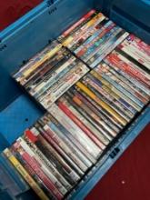 Assorted DVDs. 58 pieces