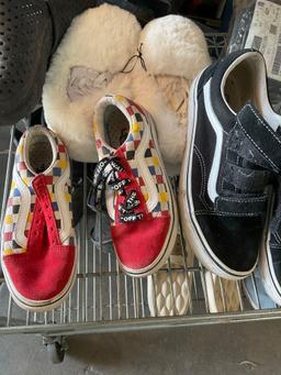 Assorted style and size shoes. 20 pair