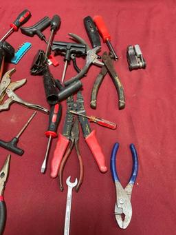 Assorted tools. Over 30 pieces