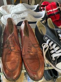 Assorted style and sizes shoes. Nike, Uggs, Vans, Reebok, Puma, etc. 19 pairs