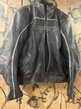 Targa size 42 motorcycle jacket. Zipper works