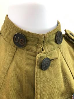 WW1 U.S. 3rd Army Signal Corps. Named Tunic with Braid, Medals, Pants, and Patches