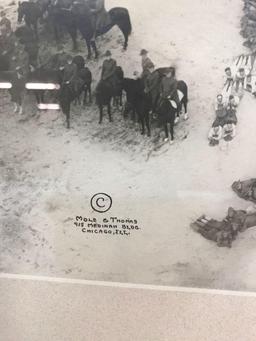 WW1 Machine Gun Training Center Framed Living Photograph