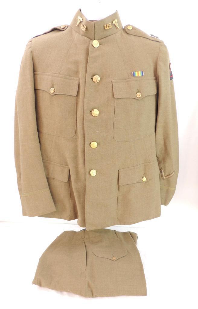 WW1 U.S. 3rd Army Medical Captains Uniform with Pants and Patches