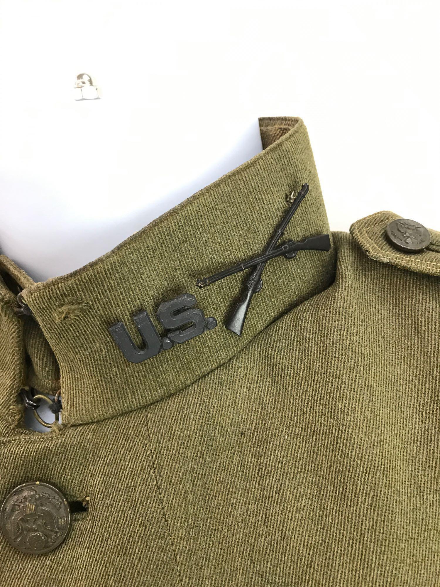 WW1 U.S. Army 1st Lt. Infantry 5th Division Tunic with Patches