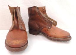 WW1 Era Leather Hobnail Boots