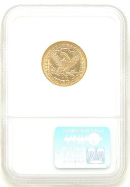 1879-S Liberty Head $5 Gold Piece AU58