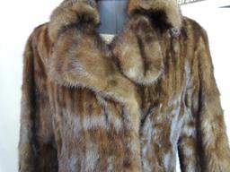 Deep Brown Mink "Swing" Coat