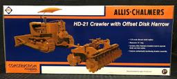 Allis-Chalmers HD-21 Crawler with Offset Disk Harrow