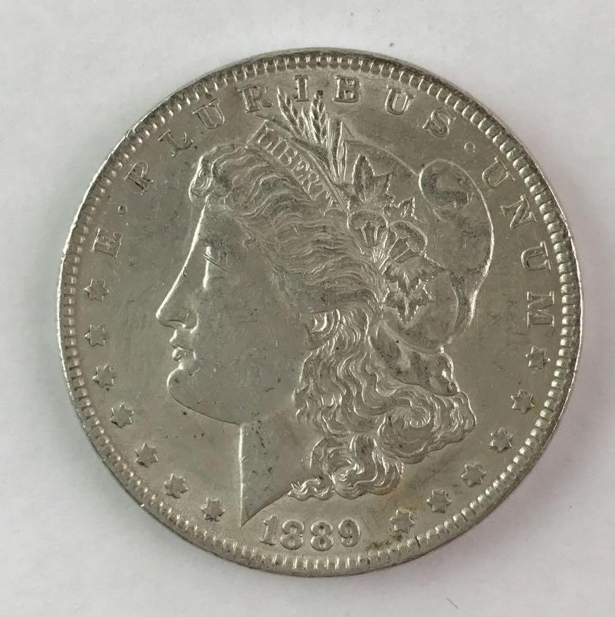 1889-P Morgan Silver Dollar