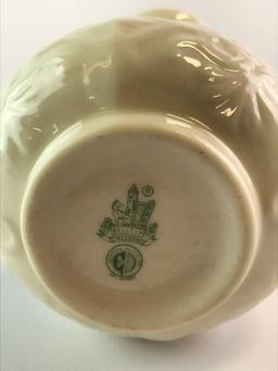 BEELEEK Ireland shamrock porcelain vase