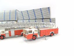 Group of 4 Conrad Emergency One Die-Cast Fire Engines with Original Boxes