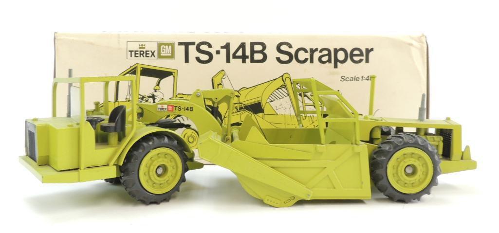 Conrad Terex GM TS-14B Die-Cast Toy Scraper with Original Box