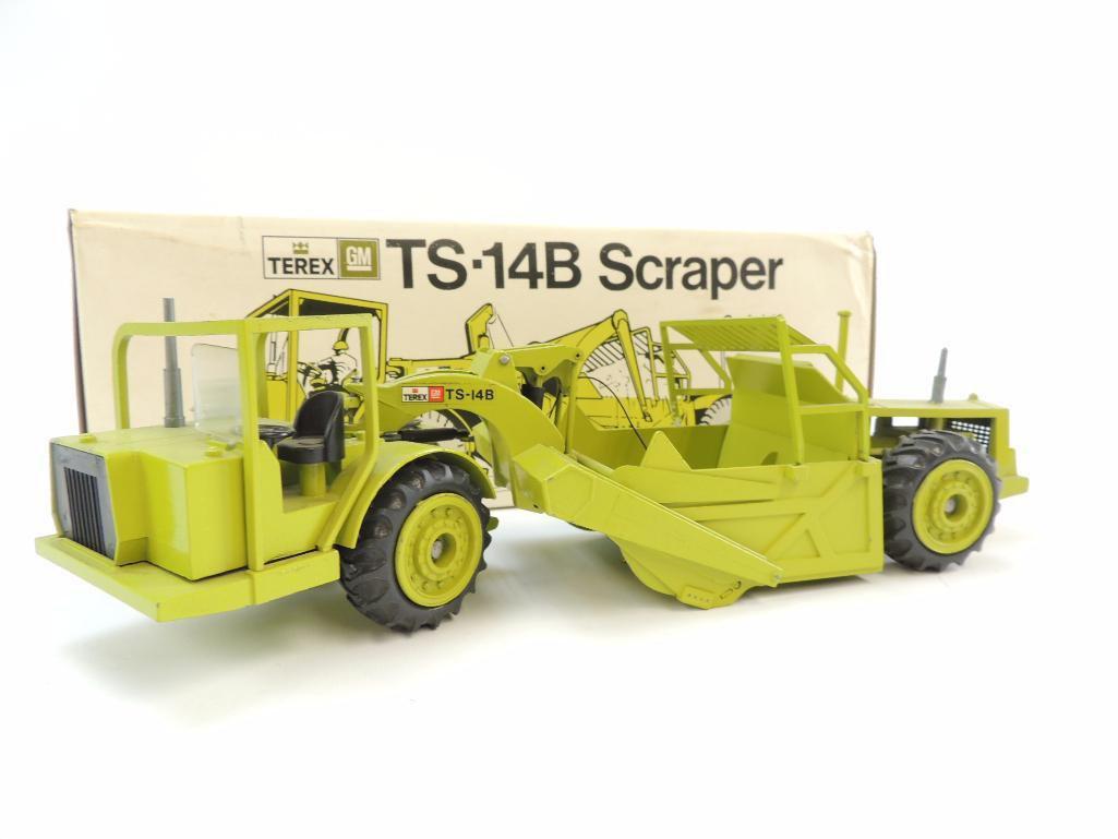 Conrad Terex GM TS-14B Die-Cast Toy Scraper with Original Box