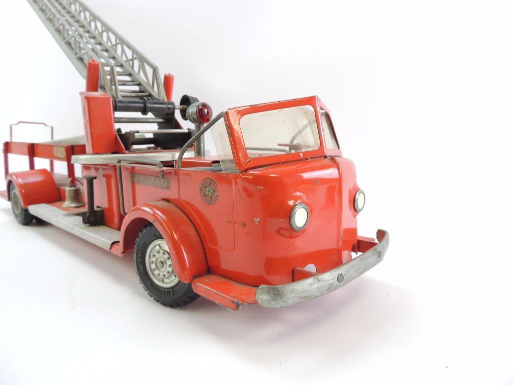 Vintage Doepke Model Toys American LaFrance Rossmoyne Pressed Steel Toy Fire Engine