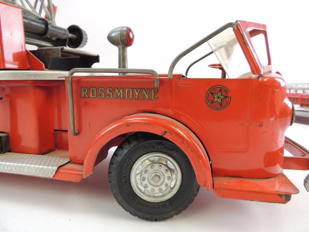 Vintage Doepke Model Toys American LaFrance Rossmoyne Pressed Steel Toy Fire Engine