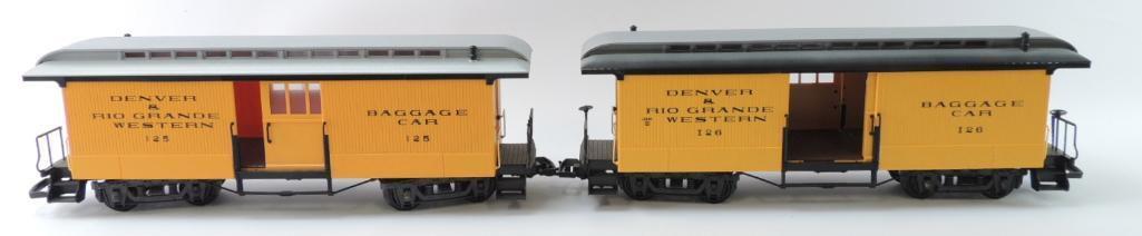 LGB Trains Denver & Rio Grande Western G-Scale Baggage Cars